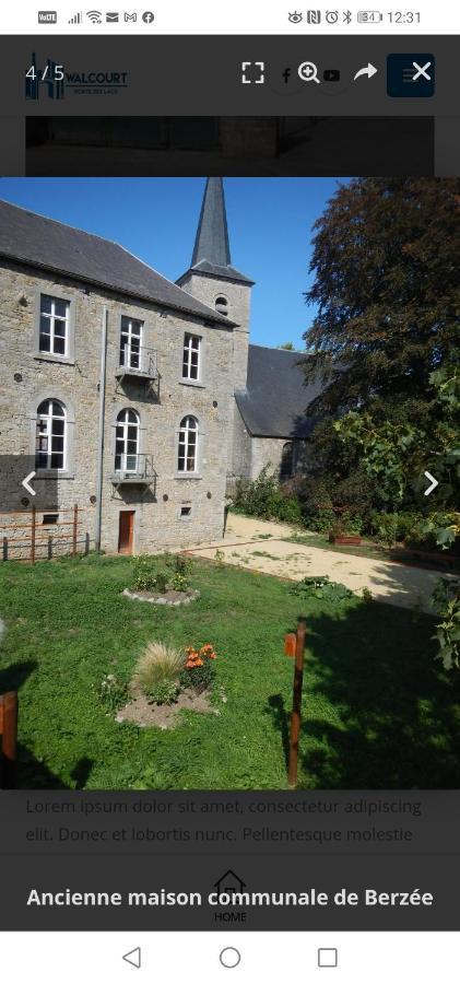 Maison D'Hote Les Notes Endormie Chambre Secrete Berzee Dış mekan fotoğraf