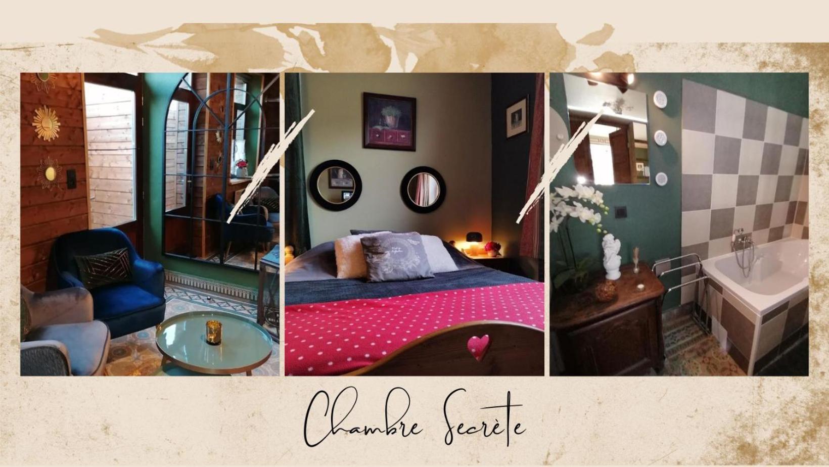 Maison D'Hote Les Notes Endormie Chambre Secrete Berzee Dış mekan fotoğraf